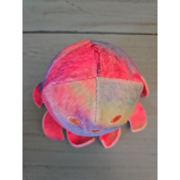 Squeezamals Octopus Plush 5" Stuffed Animal Toy 2019 Tye-Dye Rainbow Squishy - Picture 8 of 9